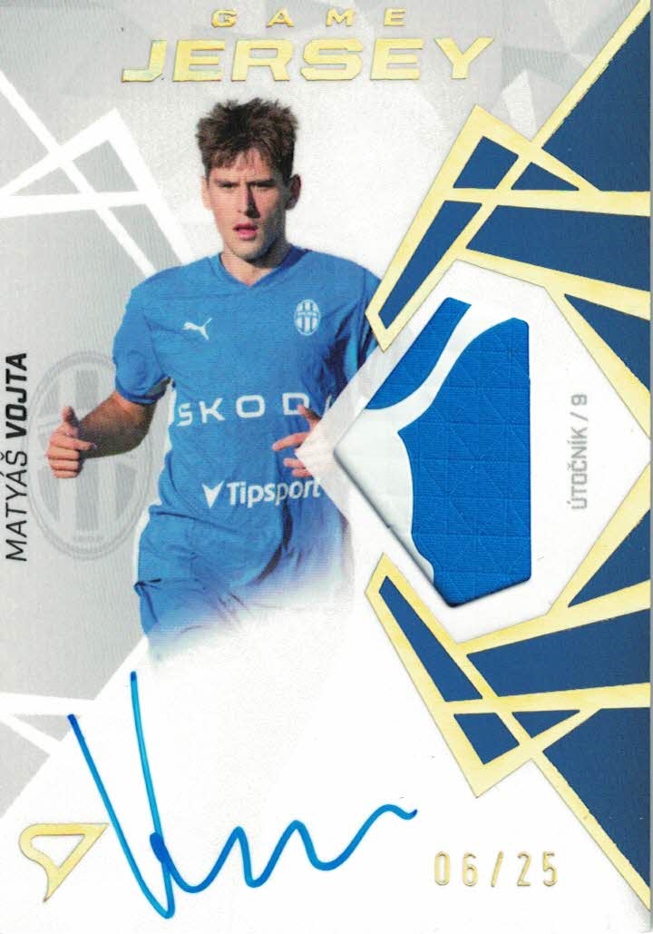 Matyas Vojta Mlada Boleslav SportZoo Chance Liga 2024/25 2. serie Game Jersey Auto /25 #GJS-MV
