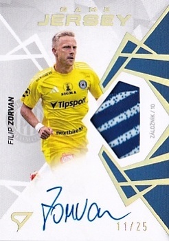 Filip Zorvan Olomouc SportZoo Chance Liga 2024/25 2. serie Game Jersey Auto /25 #GJS-FZ