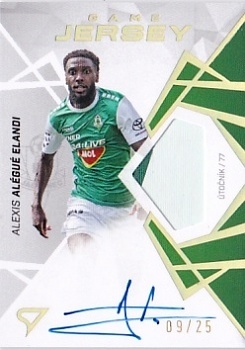 Alexis Alegue Elandi Jablonec SportZoo Chance Liga 2024/25 2. serie Game Jersey Auto /25 #GJS-AA