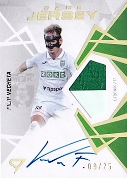 Filip Vecheta Karvina SportZoo Chance Liga 2024/25 2. serie Game Jersey Auto /25 #GJS-FV
