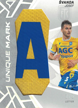 Josef Svanda Teplice SportZoo Chance Liga 2024/25 2. serie Unique Mark #UM-SV