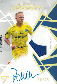 Filip Zorvan Olomouc SportZoo Chance Liga 2024/25 2. serie Game Jersey Auto /25 #GJS-FZ