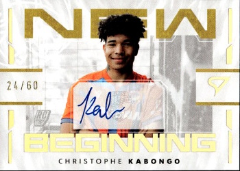 Christophe Kabongo Viktoria Plzen SportZoo Chance Liga 2024/25 2. serie New Beginnings Auto /60 #NBS-CK