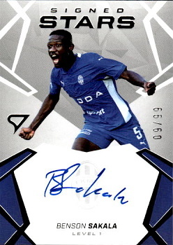 Benson Sakala Mlada Boleslav SportZoo Chance Liga 2024/25 2. serie Signed Stars - Level 1 /99 #SL1-BS