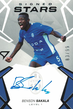 Benson Sakala Mlada Boleslav SportZoo Chance Liga 2024/25 2. serie Signed Stars - Level 1 /99 #SL1-BS
