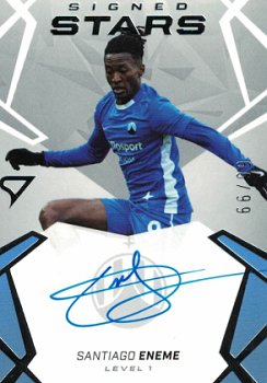 Santiago Eneme Liberec SportZoo Chance Liga 2024/25 2. serie Signed Stars - Level 1 /99 #SL1-SE