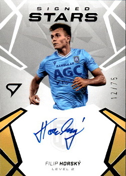 Filip Horsky Teplice SportZoo Chance Liga 2024/25 2. serie Signed Stars - Level 2 /75 #SL2-FH