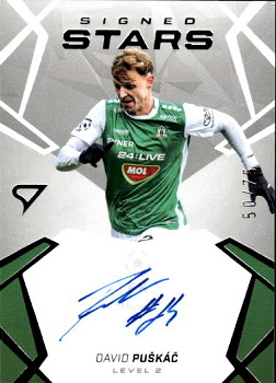 David Puskac Jablonec SportZoo Chance Liga 2024/25 2. serie Signed Stars - Level 2 /75 #SL2-PD