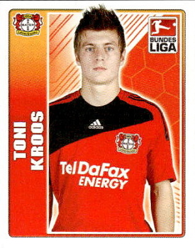 Toni Kroos Rookie Bayer 04 Leverkusen samolepka Topps Bundesliga 2009/10 #264