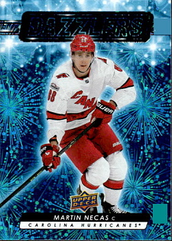 Martin Necas Carolina Hurricanes Upper Deck 2023/24 Series 1 Dazzlers Blue #DZ-44