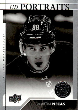 Martin Necas Carolina Hurricanes RC Upper Deck 2017/18 Series 2 UD Portraits #P-107