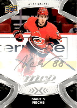 Martin Necas Carolina Hurricanes Upper Deck MVP 2021/22 Silver Script #174