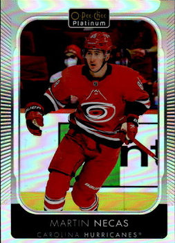 Martin Necas Carolina Hurricanes Upper Deck O-Pee-Chee Platinum 2021/22 Rainbow #79