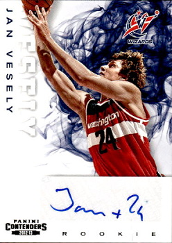 Jan Vesely Washington Wizards AUTOGRAPH 2012/13 Panini Contenders #273