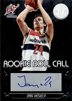 Jan Vesely Washington Wizards AUTOGRAPH 2012/13 Totally Certified Rookie Roll Call - Silver #30