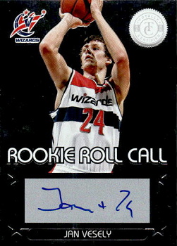 Jan Vesely Washington Wizards AUTOGRAPH 2012/13 Totally Certified Rookie Roll Call - Silver #30