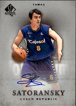 Tomas Satoransky Czech Republic 2012/13 SP Authentic Autographs #48 