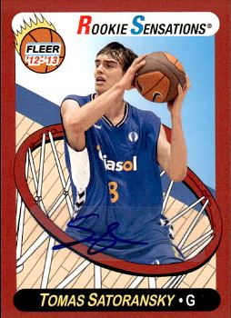 Tomas Satoransky Czech Republic 2012/13 Fleer Retro Autographs #77 