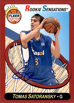 Tomas Satoransky Czech Republic 2012/13 Fleer Retro Autographs #77 