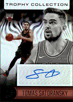 Tomas Satoransky Chicago Bulls Panini Illusions 2020/21 Trophy Collection Signatures #TC-TSA