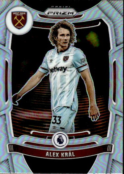 Alex Kral West Ham United 2021/22 Panini PRIZM Premier League Silver Prizm #236