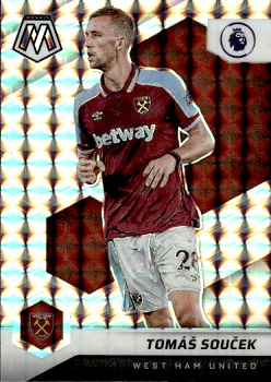 Tomas Soucek West Ham United 2021/22 Panini Mosaic Premier League Mosaic Prizm #89