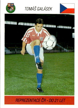 T. Galasek Czech Republic U21 PAPYRO Jaro 95 1. ceska fotbalova liga 1994/95 #71