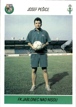 J. Pesice Jablonec PAPYRO Jaro 95 1. ceska fotbalova liga 1994/95 #150