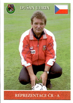 D. Uhrin - coach Czech Republic PAPYRO 1. ceska fotbalova liga 1995/96 #66