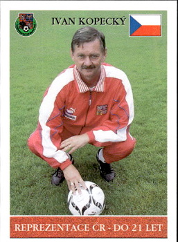 I. Kopecky - coach Czech Republic U21 PAPYRO 1. ceska fotbalova liga 1995/96 #85