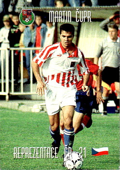 M. Cupr Czech Republic U21 PAPYRO 1. ceska fotbalova liga 1996/97 #26