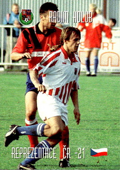 R. Holub Czech Republic U21 PAPYRO 1. ceska fotbalova liga 1996/97 #29