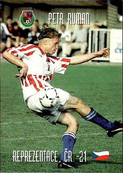 P. Ruman Czech Republic U21 PAPYRO 1. ceska fotbalova liga 1996/97 #40