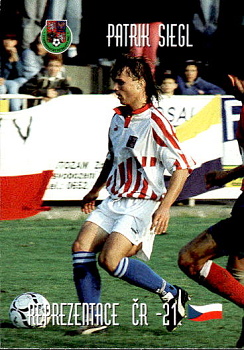 P. Siegl Czech Republic U21 PAPYRO 1. ceska fotbalova liga 1996/97 #41