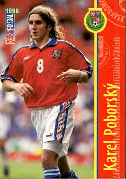 K. Poborsky Czech Republic Panini Cesky Fotbal 1998 #9
