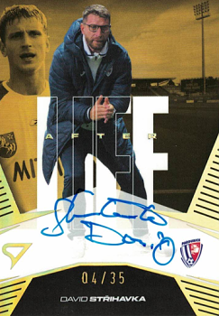 David Strihavka Pardubice SportZoo Chance Liga 2024/25 2. serie Afterlife Auto /35 #ALS-DS