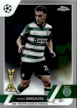 Pedro Goncalves Sporting CP Topps UEFA Club Competitions Chrome 2022/23 #132