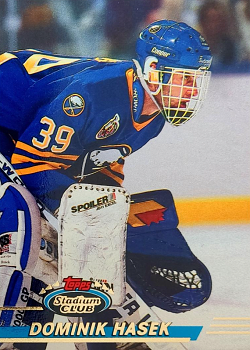 Dominik Hasek Buffalo Sabres Topps Stadium Club 1993/94 #178