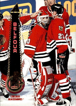 Ed Belfour Chicago Blackhawks Pinnacle 1994/95 #42