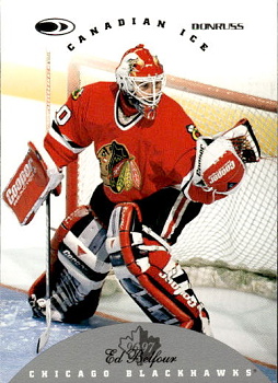 Ed Belfour Chicago Blackhawks Donruss Canadian Ice 1996/97 #113