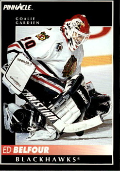 Ed Belfour Chicago Blackhawks Pinnacle Canadian 1992/93 #118