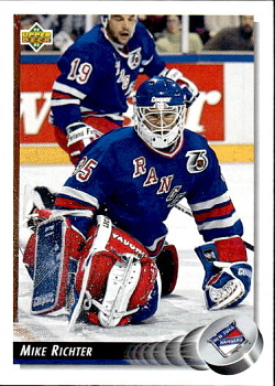 Mike Richter New York Rangers Upper Deck 1992/93 #145