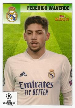 Federico Valverde Real Madrid Topps Merlin Heritage 95 UEFA Champions League 2020/21 #2