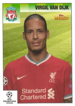 Virgil van Dijk Liverpool Topps Merlin Heritage 95 UEFA Champions League 2020/21 #27