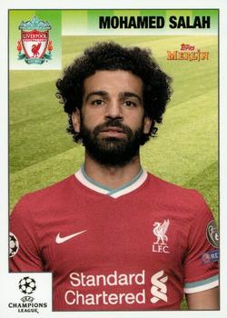 Mohamed Salah Liverpool Topps Merlin Heritage 95 UEFA Champions League 2020/21 #28