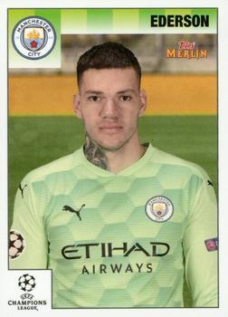 Ederson Manchester City Topps Merlin Heritage 95 UEFA Champions League 2020/21 #34