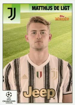 Matthijs de Ligt Juventus FC Topps Merlin Heritage 95 UEFA Champions League 2020/21 #45