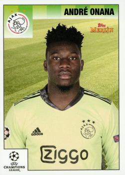 Andre Onana AFC Ajax Topps Merlin Heritage 95 UEFA Champions League 2020/21 #63