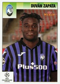 Duvan Zapata Atalanta BC Topps Merlin Heritage 95 UEFA Champions League 2020/21 #71