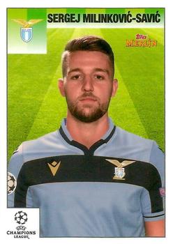 Sergej Milinkovic-Savic Lazio Roma Topps Merlin Heritage 95 UEFA Champions League 2020/21 #73